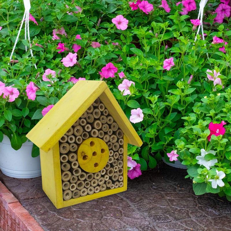 Gate 35 Eco-Friendly Bee House Hotel - Insect Nest Box for Gardens and Yards - Image 2